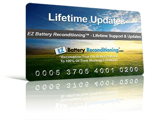Lifetime updates and lifetime support bonus EZ Battery Reconditioning